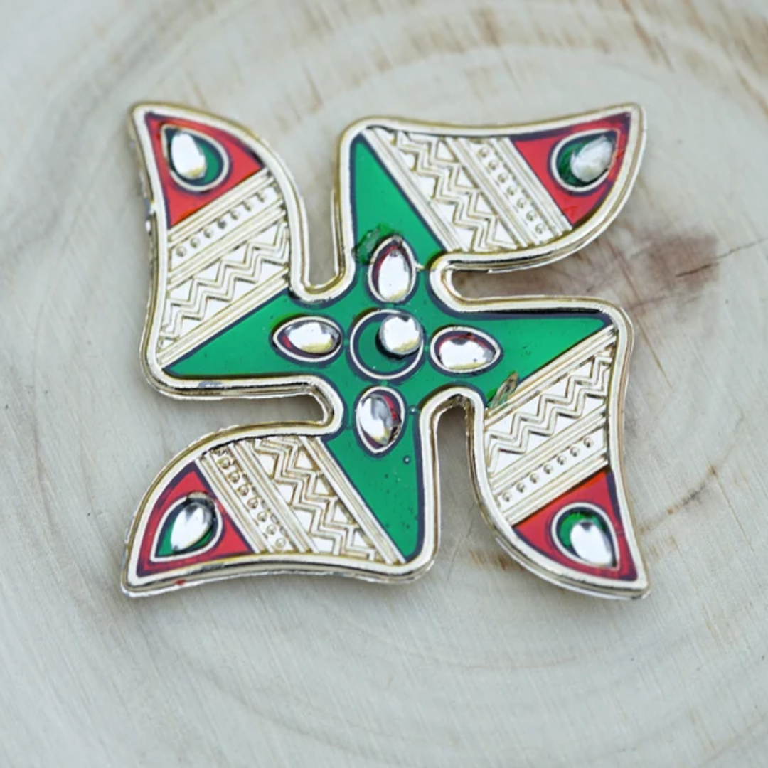 Diwali Combo Gift Set – Shubh Labh, Swastika, Lakshmi Charan, Gift Bag & Card