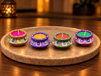 Clay Diyas with Wax - Set of 4 or 8