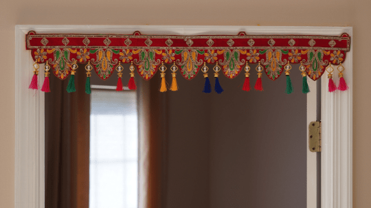 Indian diwali party door toran