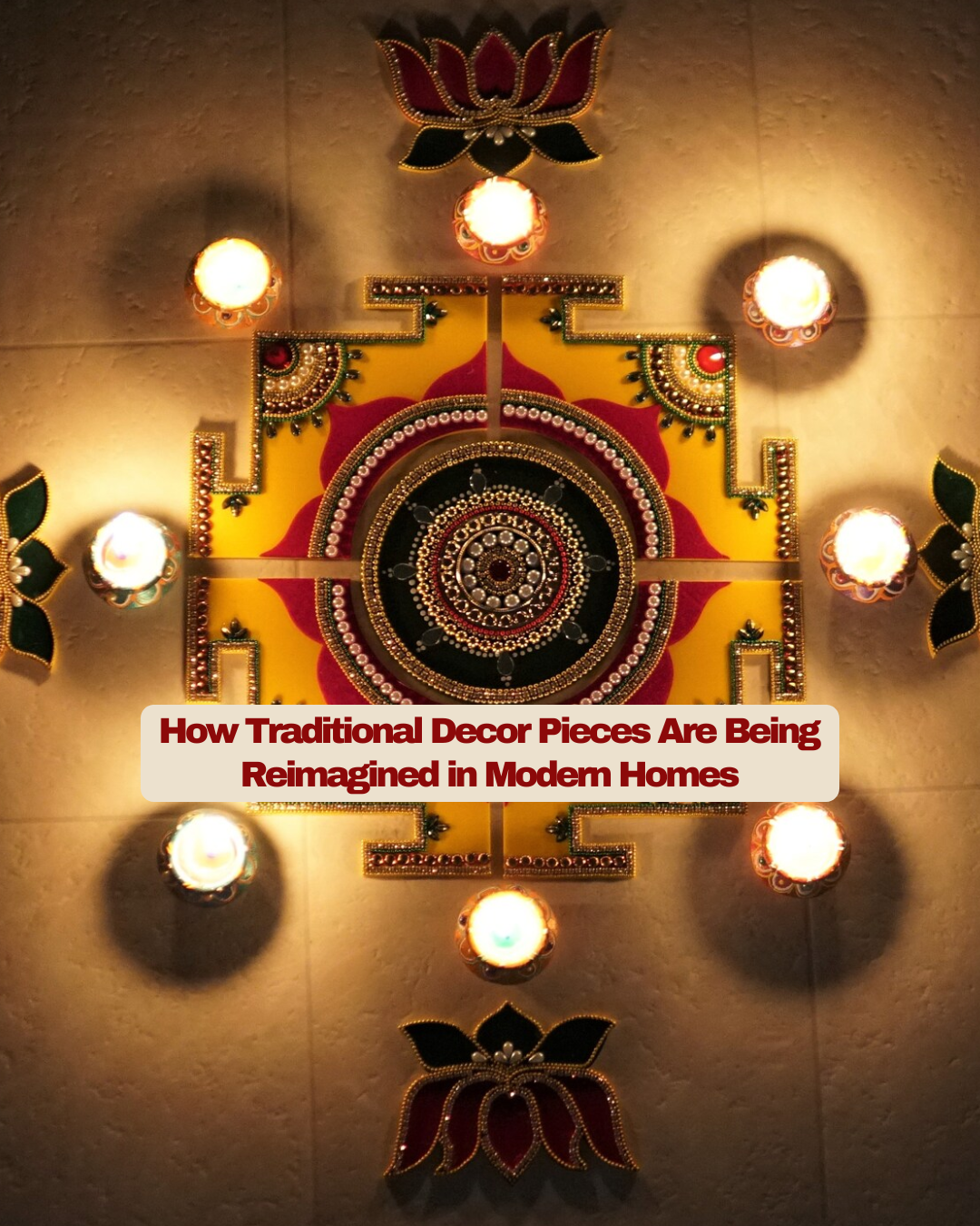 How traditional decor pieces are being reimagined in modern homes?