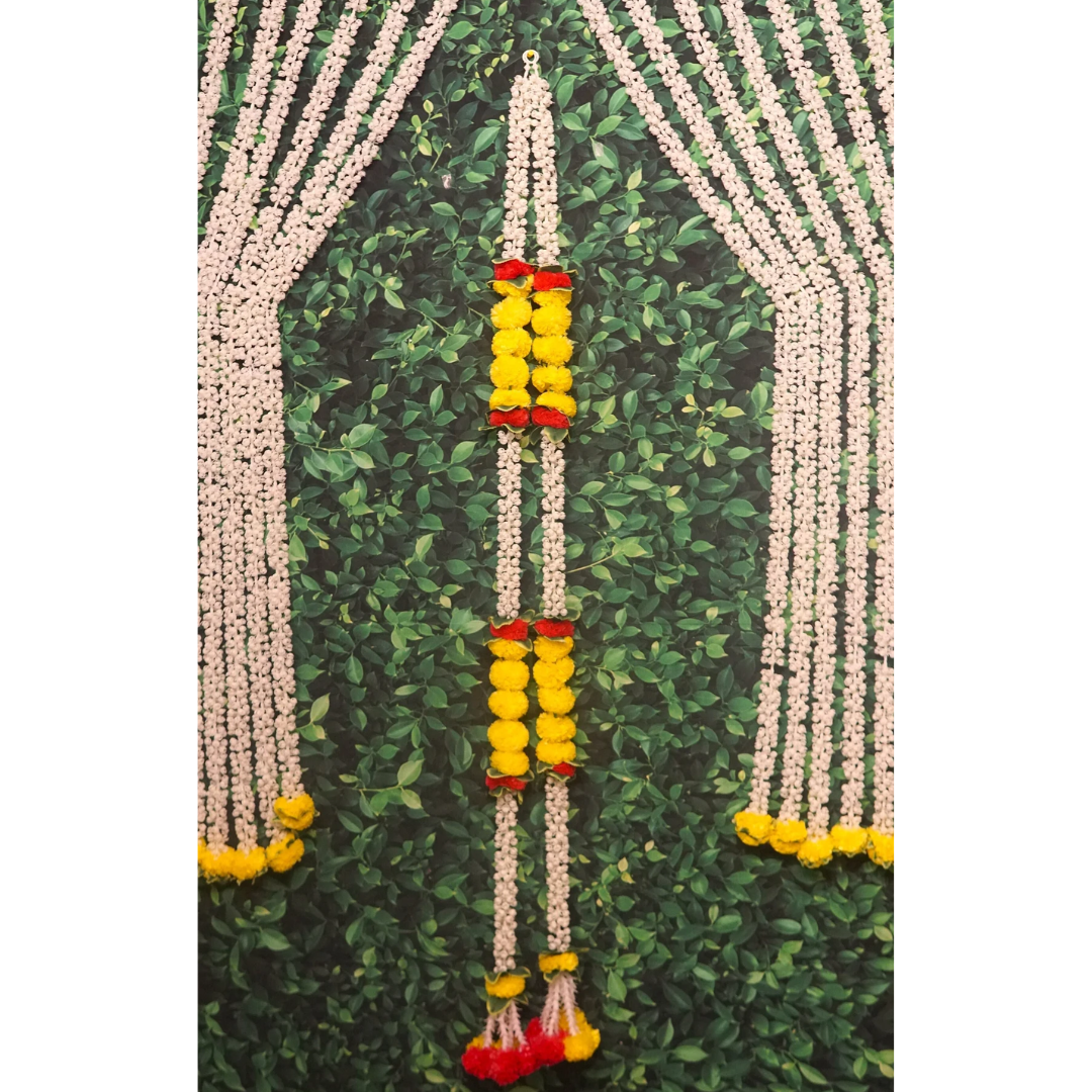 Artificial Jasmine Flower Garland – Indian Backdrop Decor Set