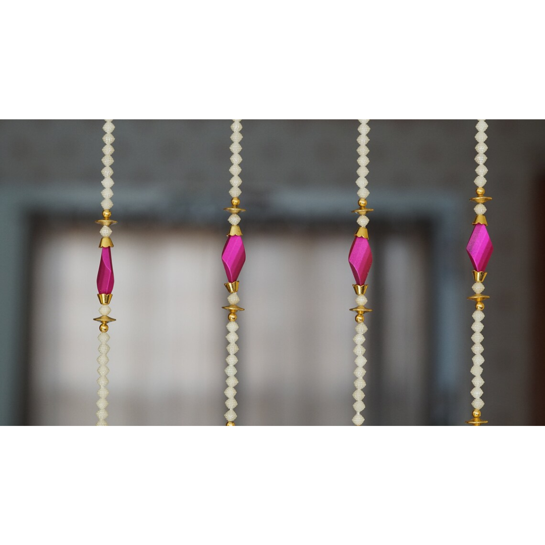Colorful Beaded Door Curtain – Strand Boho Hanging for Home Decor