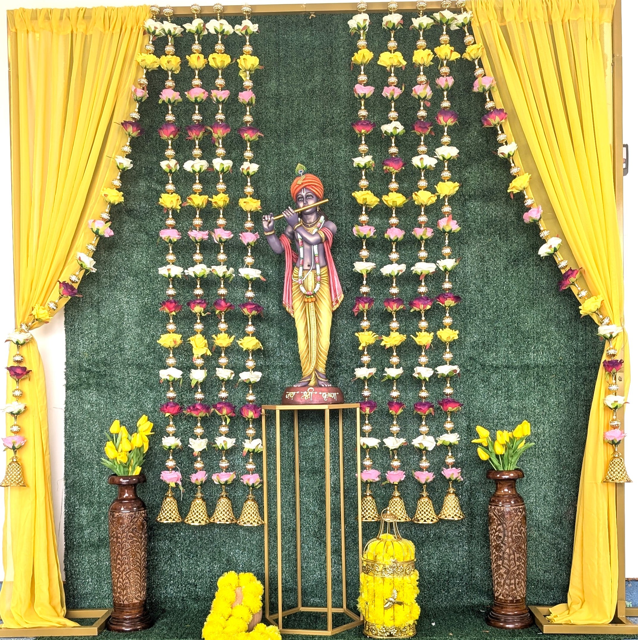 Dimond colorful flower Garland
