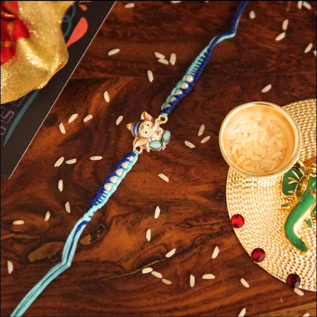 Cute Ganesha Rakhi for Kids