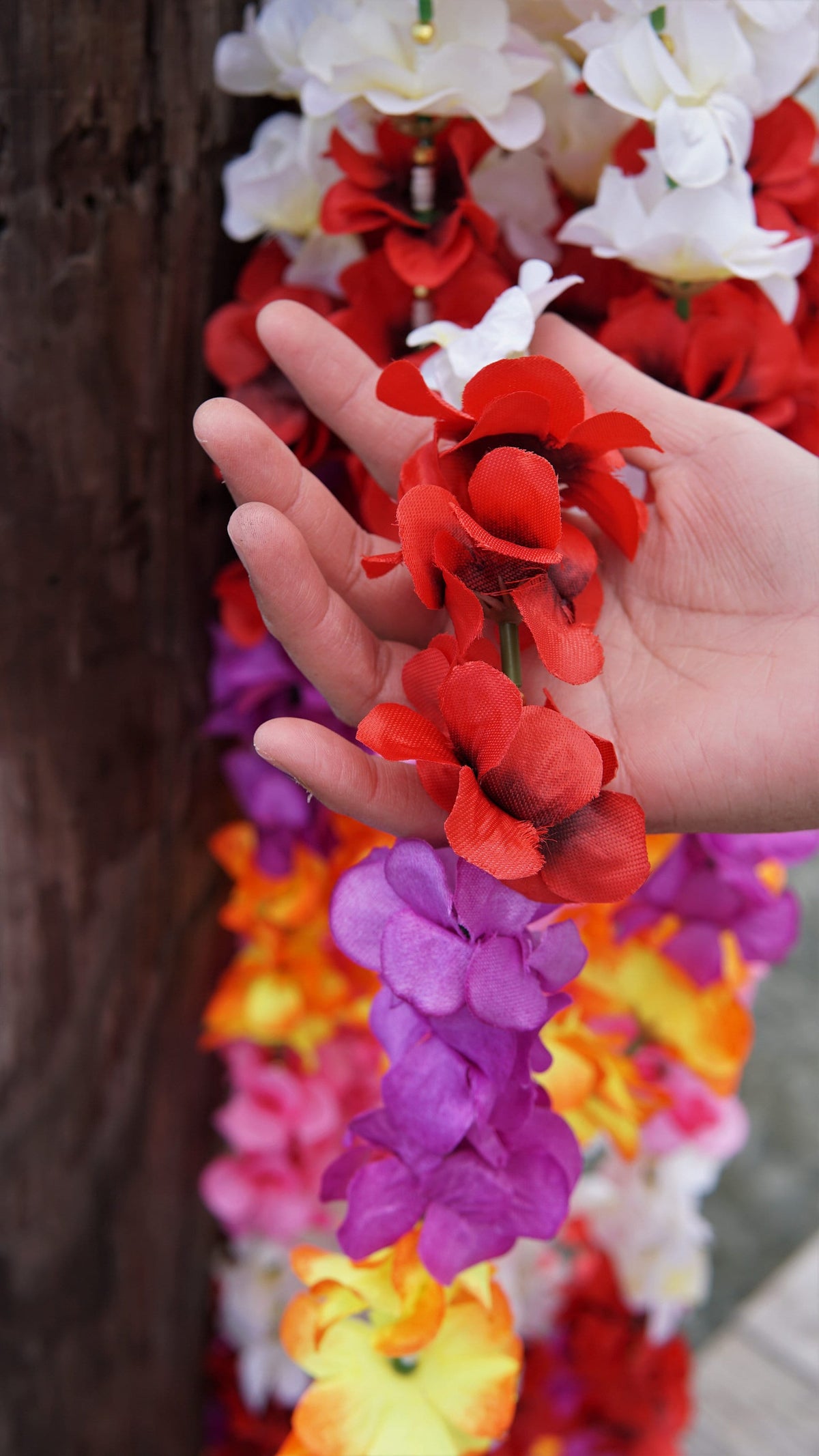 Multicolor Artificial Flower Garlands - 5 Strings, 5 Ft - detail 3