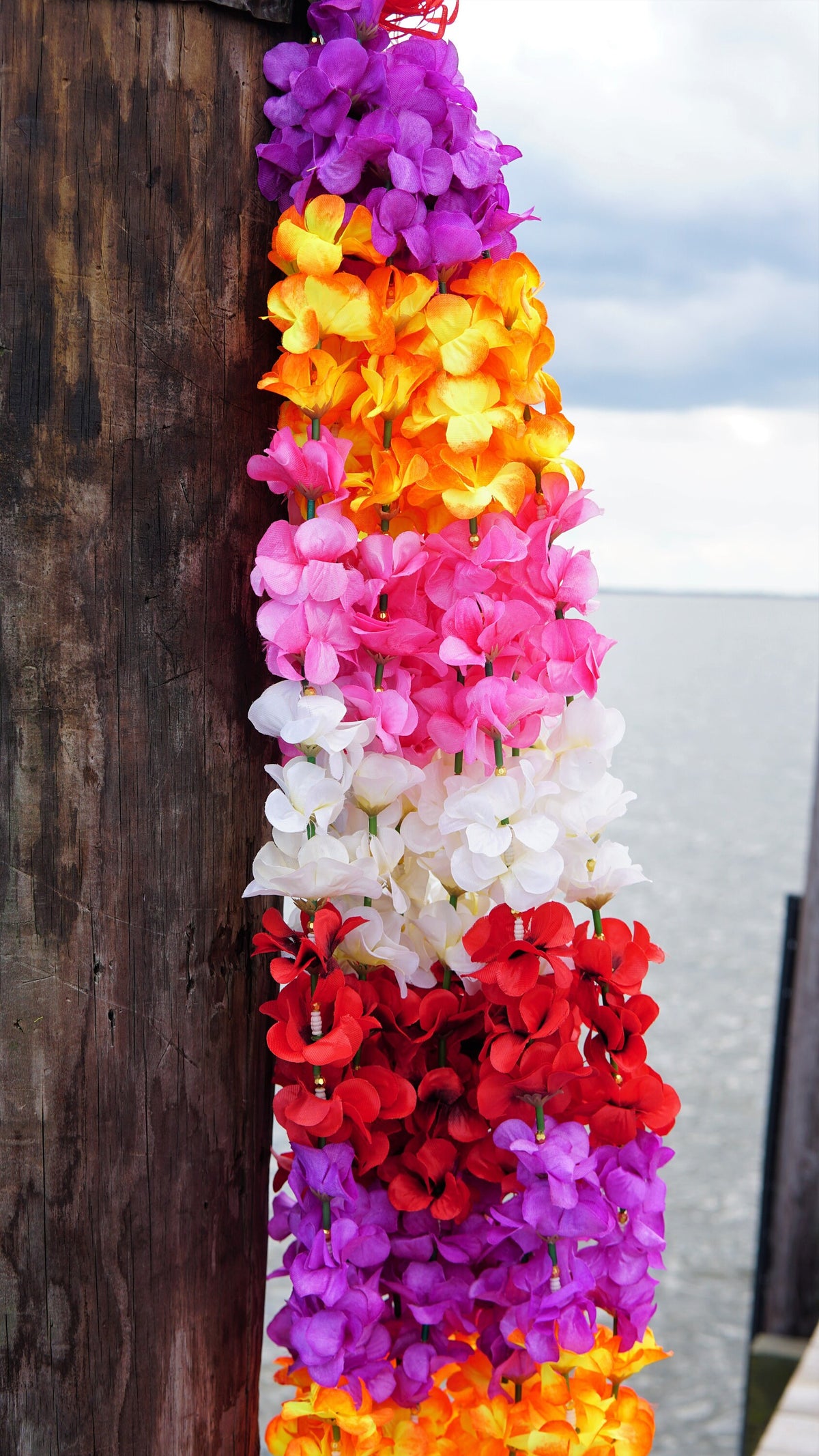 Multicolor Artificial Flower Garlands - 5 Strings, 5 Ft - detail 4
