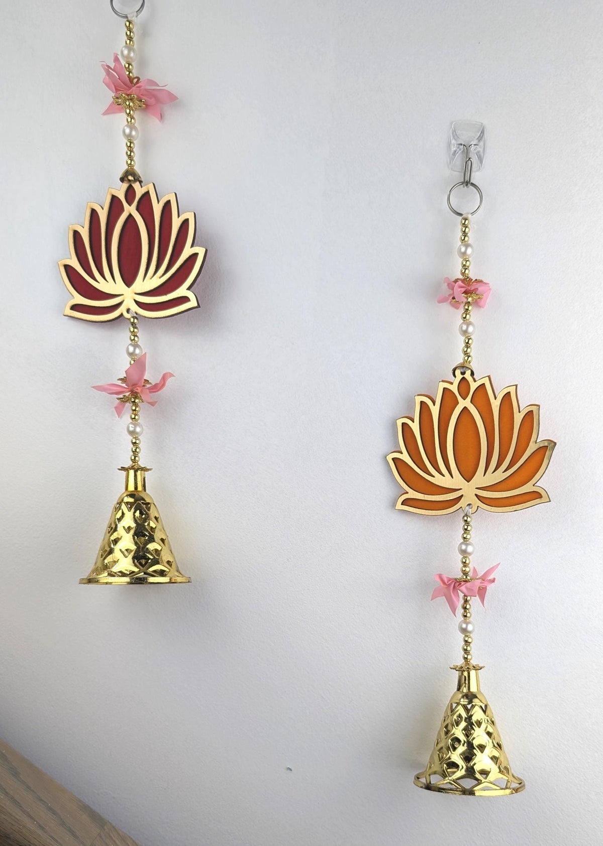 Lotus Decorative Hangings - Pair, 12 Inches - original product photograph