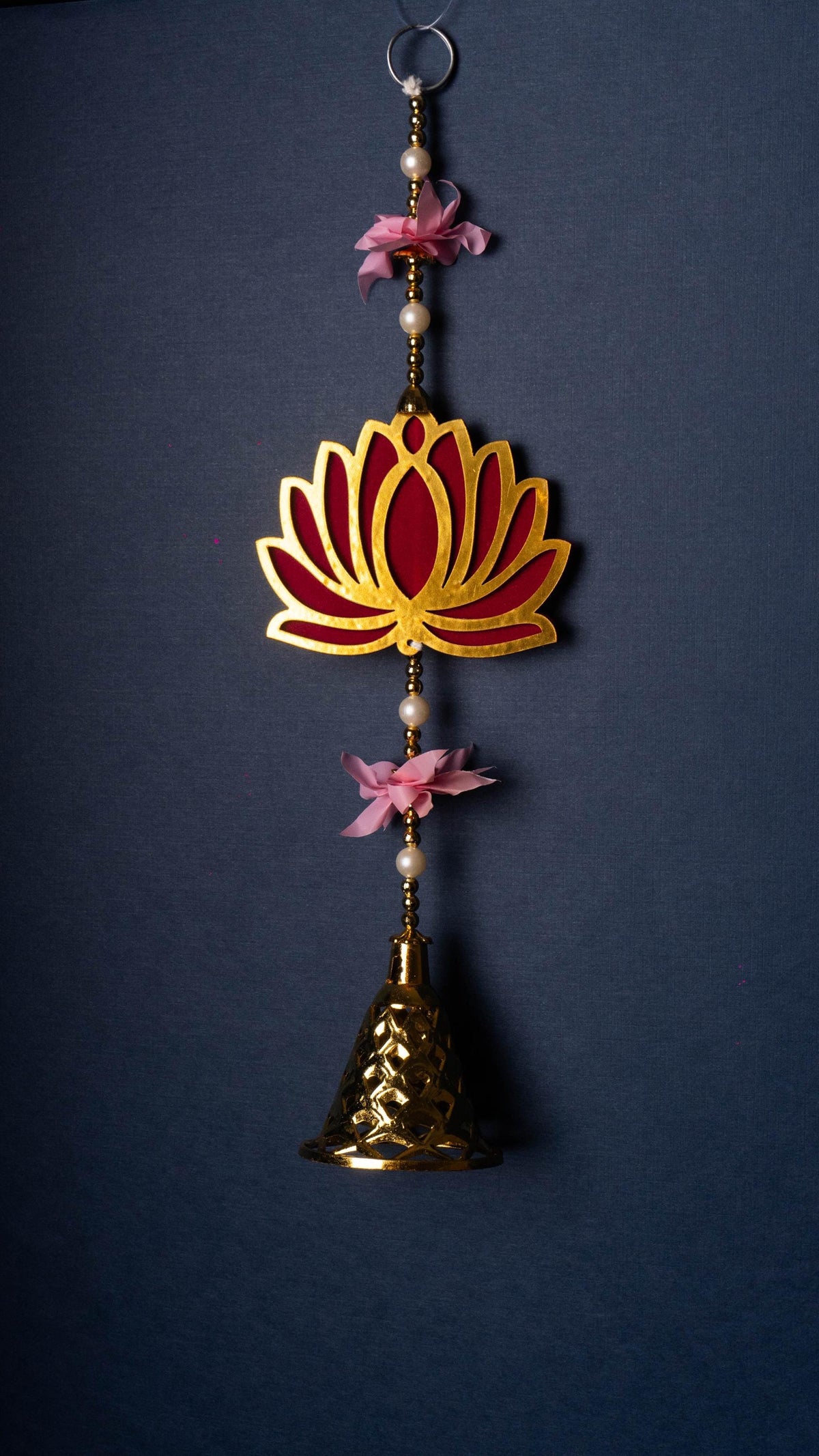 Lotus Decorative Hangings - Pair, 12 Inches - original product photograph