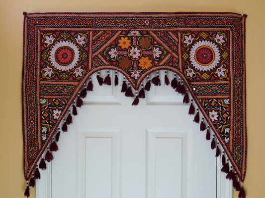 Indian antique thread work handmade door art