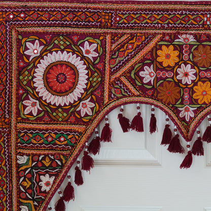 Indian antique thread work handmade door art