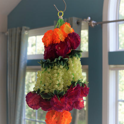Faux Jasmine and flowers garden room and dinning room decoration